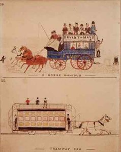 Horse Omnibus and Tramway Car