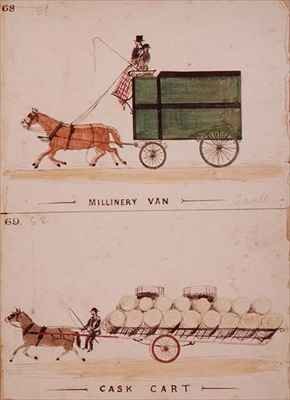 The Millinery Van and the Cask Cart