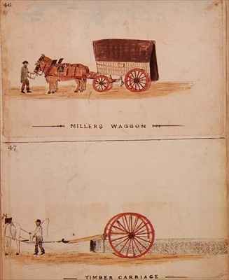 The Millers Wagon and Timber Carriage