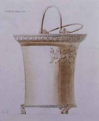 Design of a sacrificial ewer from the Musee de Naples