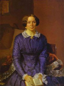 Portrait of Elizaveta Petrovna Zhdanova 1818-55