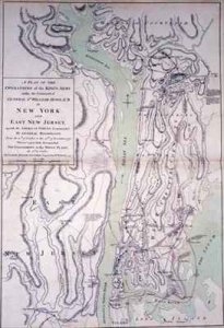 A Plan of operations of the Kings Army under the command of General Sir William Howe 1729-1814 in New York and East New Jersey