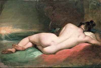 Nude Model Reclining