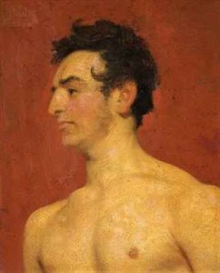 Head and Shoulders of a Nude Man