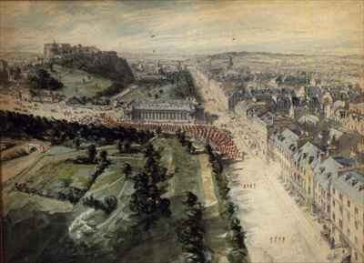 Princes Street Edinburgh Looking West