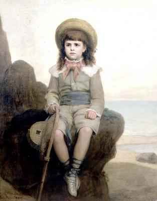 Young Boy on a Rock