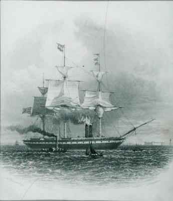 Liverpool  The Great Britain Leaving Port in 1853