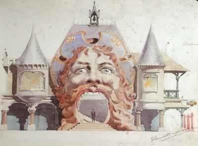 Design for a restaurant facade A Gargantua