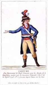 Costume of a Representative of The French People in the Army