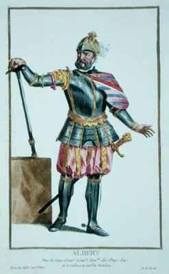 Albert the Bold 1443-1500 Duke of Saxony from Receuil des Estampes representant les Rangs et les Dignites suivant le Costume de toutes les Nations existantes