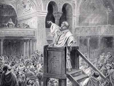 John Chrysostom Preaching in Constantinople