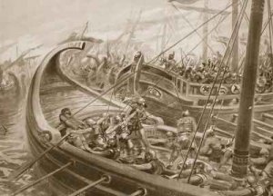 The Phocaen fleet defeats the Carthaginians