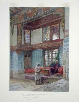 Recess in the reception room in the house of the Mufti Sheik El Mahadi Cairo