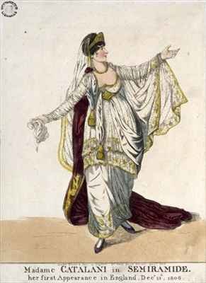 Madame Catalani in Semiramide her first Appearance in England