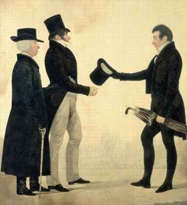 Three Gentlemen Greeting Each Other