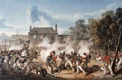 Defence of the Chateau de Hougoumont by the flank Company