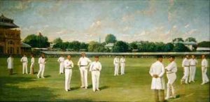 The Players in the Field  Lords on a Gentlemen v Players Day