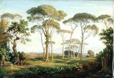 Italian Landscape with Pines