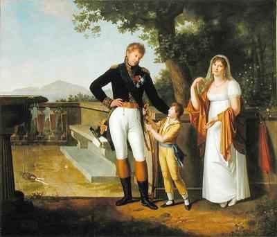 General Rossetti 1776-1840 Commandant of Naples and his Family