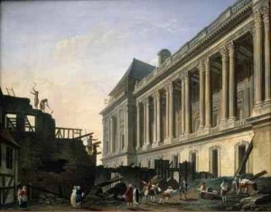 The Clearing of the Louvre colonnade