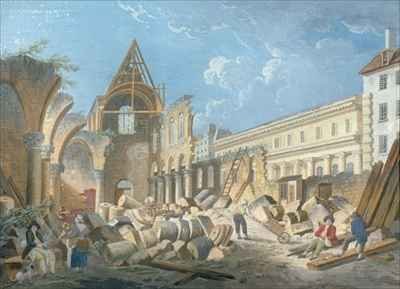 Demolition of the Couvent des Cordeliers