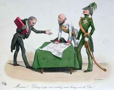 Caricature of the Congress of Vienna 1814-15