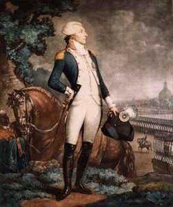 Portrait of the Marquis de La Fayette 1757-1834 commander of the National Guard