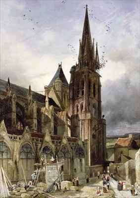 Restoring the Abbey Church of St Denis in 1833