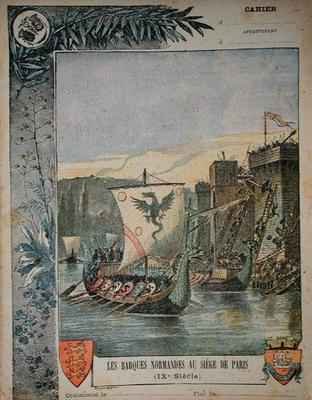 Norse boats besieging Paris