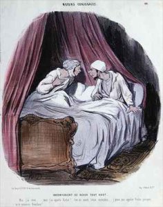 Cartoon about Marriage mid nineteenth century