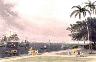 View of Calcutta from the Garden Reach