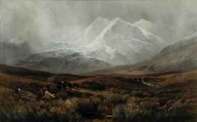 Snowstorm over Snowdon