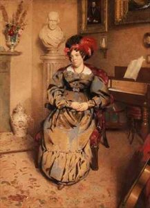 Portrait of a seated lady