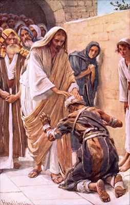 The healing of the leper