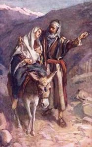 The flight into Egypt