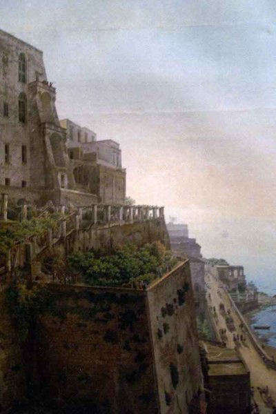 View of the Bay of Naples detail 3