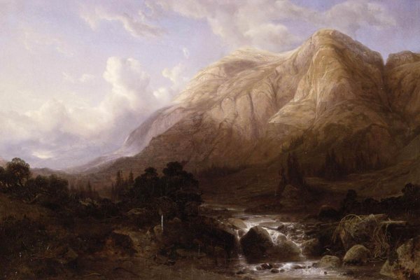 Mountainous Landscape with a Torrent