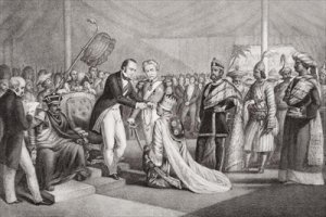 Grand Durbar at Cawnpore after the Suppression of the Sepoy Revolt