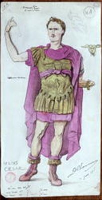 Costume design for Julius Caesar from La Mort de Pompee