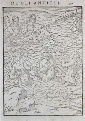 Sirens and Harpies Luring Sailors to their Deaths