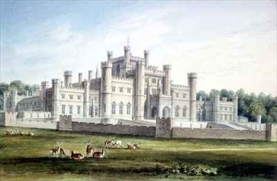 North East View of Lowther Castle, Westmoreland, Seat of the Earl of Lonsdale