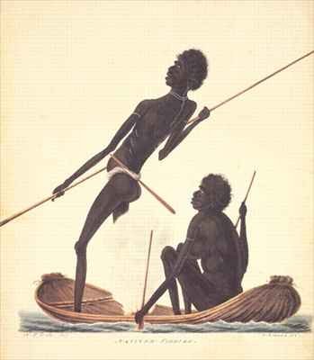 Natives fishing, New South Wales