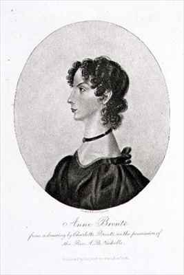 Portrait of Anne Bronte (1820-49) from a drawing in the possession of the Rev. A. B. Nicholls