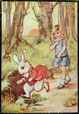 Alice and the White Rabbit