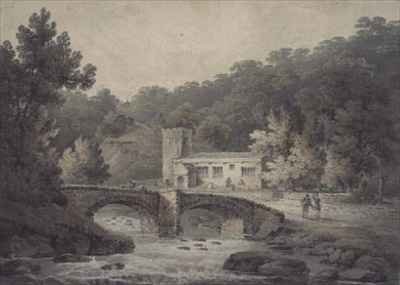 Church and Bridge, Hubberholme, Yorkshire