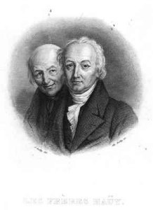 The Hauy Brothers: Rene-Just (1743-1822) and Valentin Hauy (1745-1822)