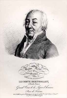 Count Claude Louis Berthollet (1748-1822)