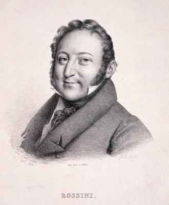 Portrait of Gioacchino Rossini (1792-1868)