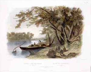 Encampment of the Travellers on the Missouri