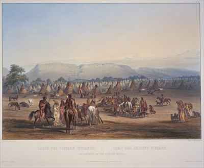 Encampment of the Piekann Indians 2